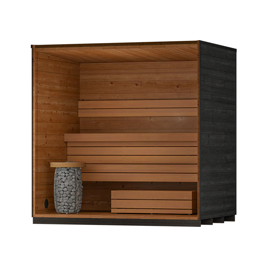 Leil Saunas Sauna Leil Viva 250 4 Person Outdoor Sauna Kit