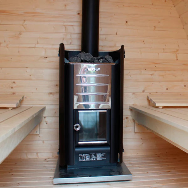 Harvia M3 Wood-Burning Stove Kit BK