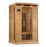 Maxxus Saunas Maxxus 2-Person Near Zero EMF FAR Infrared Sauna Canadian Hemlock MX-K206-01-ZF