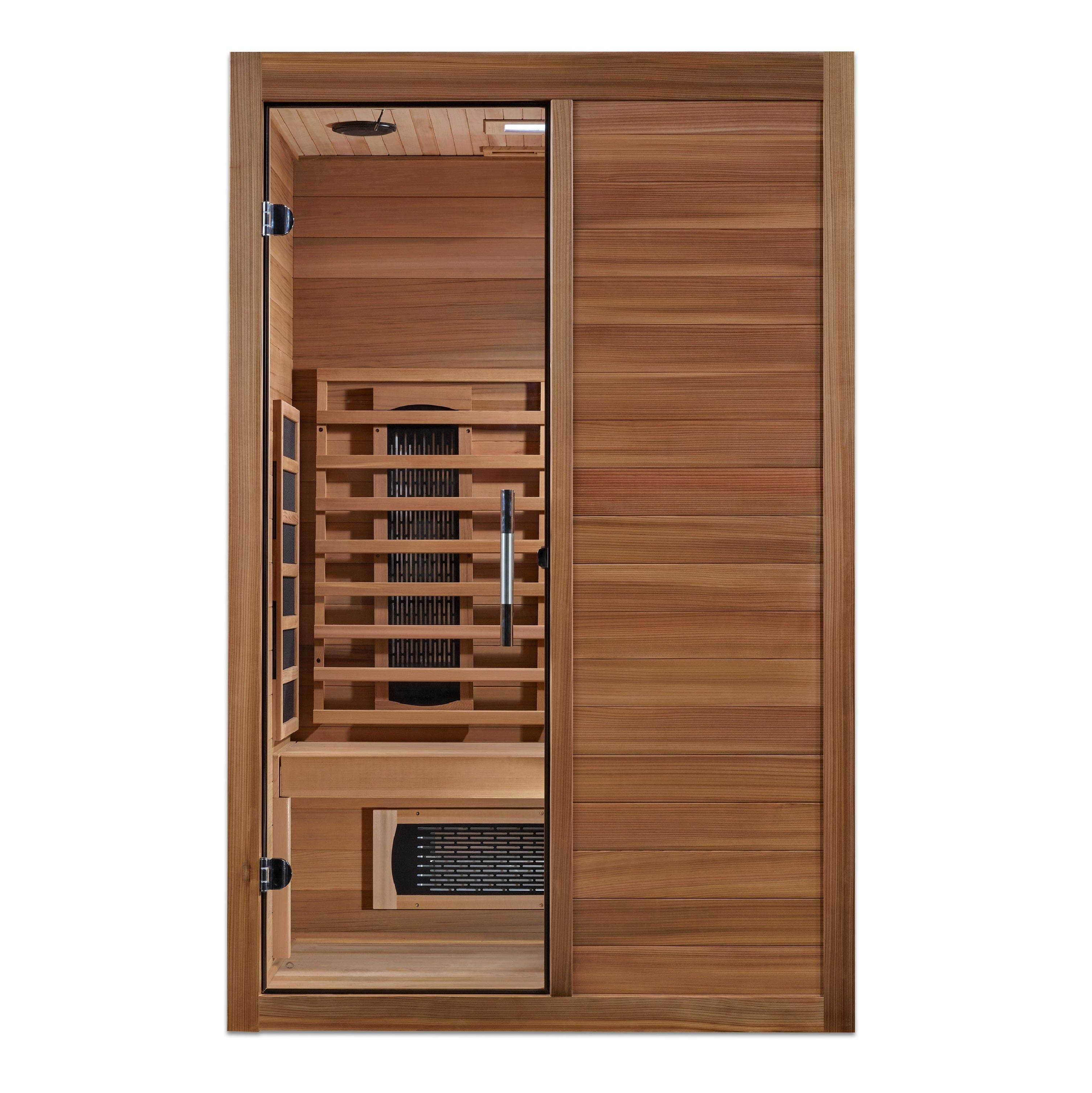 Maxxus Saunas Maxxus 2-Person S-Line Full Spectrum Infrared Sauna - Pacific Cedar MX-S206-01