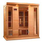Maxxus Saunas Maxxus 4-Person Low EMF FAR Infrared Sauna Canadian Hemlock MX-K406-01