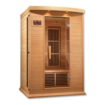 Maxxus Saunas Sauna Maxxus 2-Person Low EMF FAR Infrared Sauna Canadian Hemlock MX-K206-01
