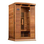 Maxxus Saunas Sauna Maxxus 2-Person Near Zero EMF FAR Infrared Sauna Canadian Red Cedar MX-K206-01-ZF CED