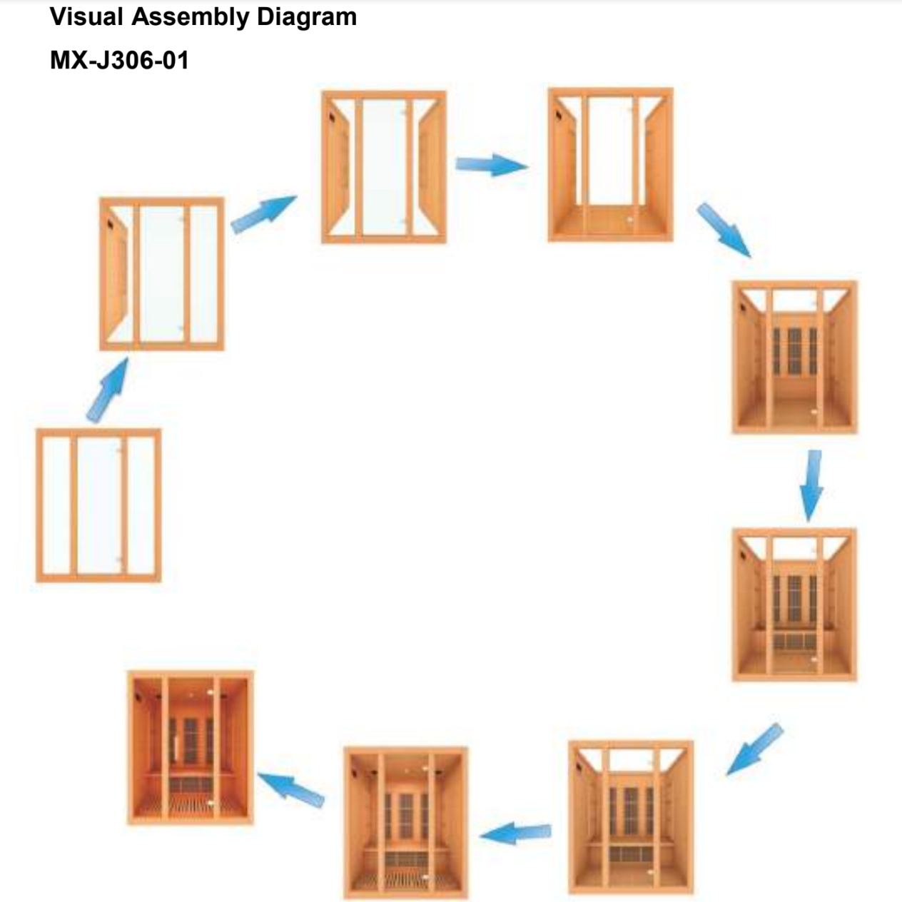 Maxxus Saunas Sauna Maxxus 3-Person "Bellevue" Low EMF FAR Infrared Sauna Canadian Hemlock MX-J306-01