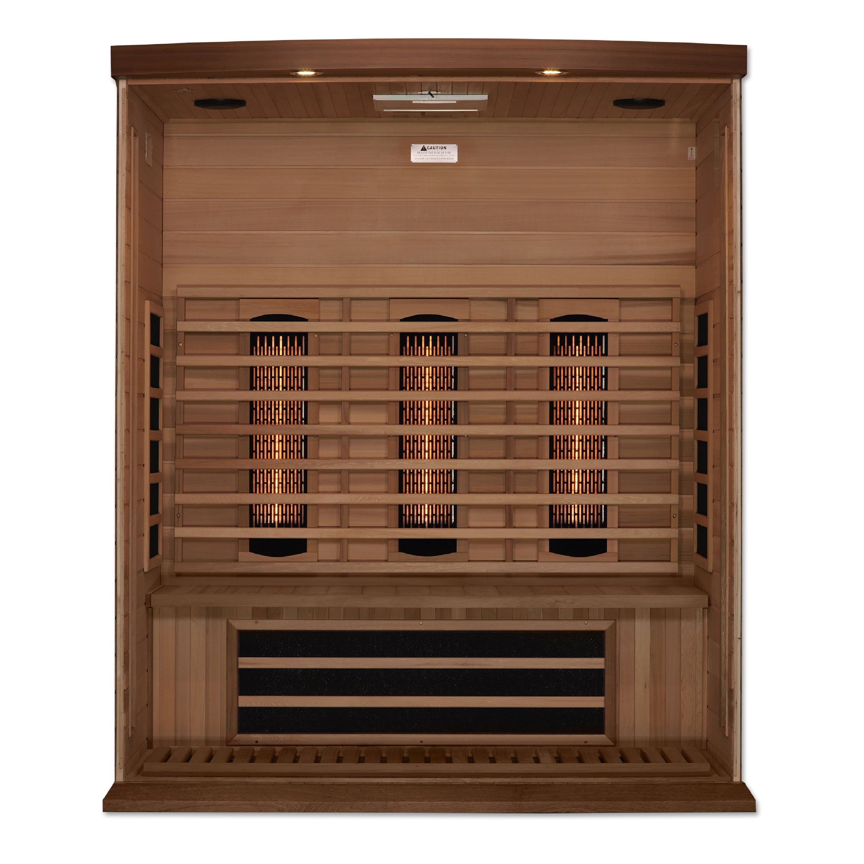 Maxxus Saunas Sauna Maxxus 3-Person Full Spectrum Infrared Sauna - Canadian Red Cedar  MX-M306-01-FS CED