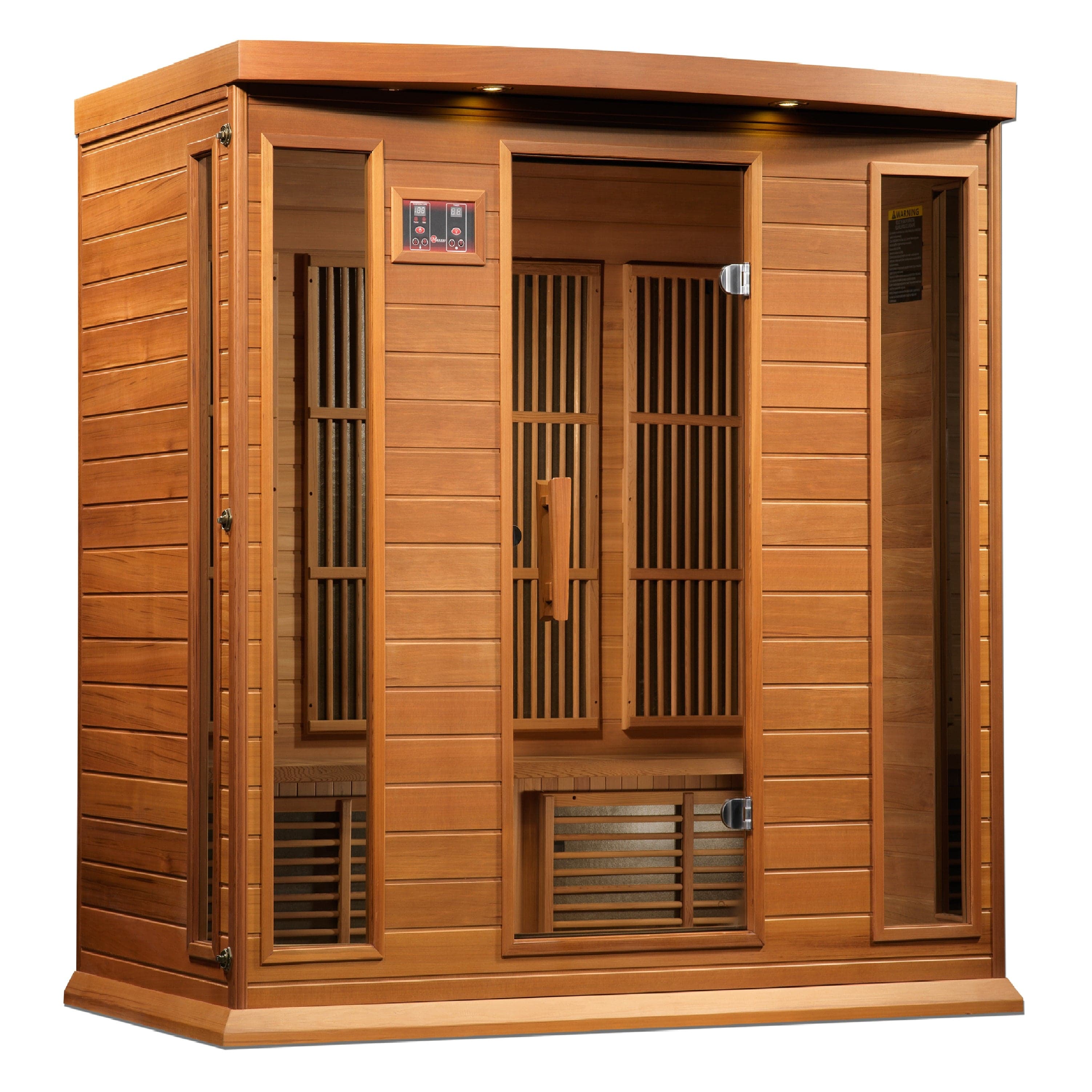 Maxxus Saunas Sauna Maxxus 4-Person "Chaumont Edition" Near Zero EMF FAR Infrared Sauna - Canadian Red Cedar MX-K406-01