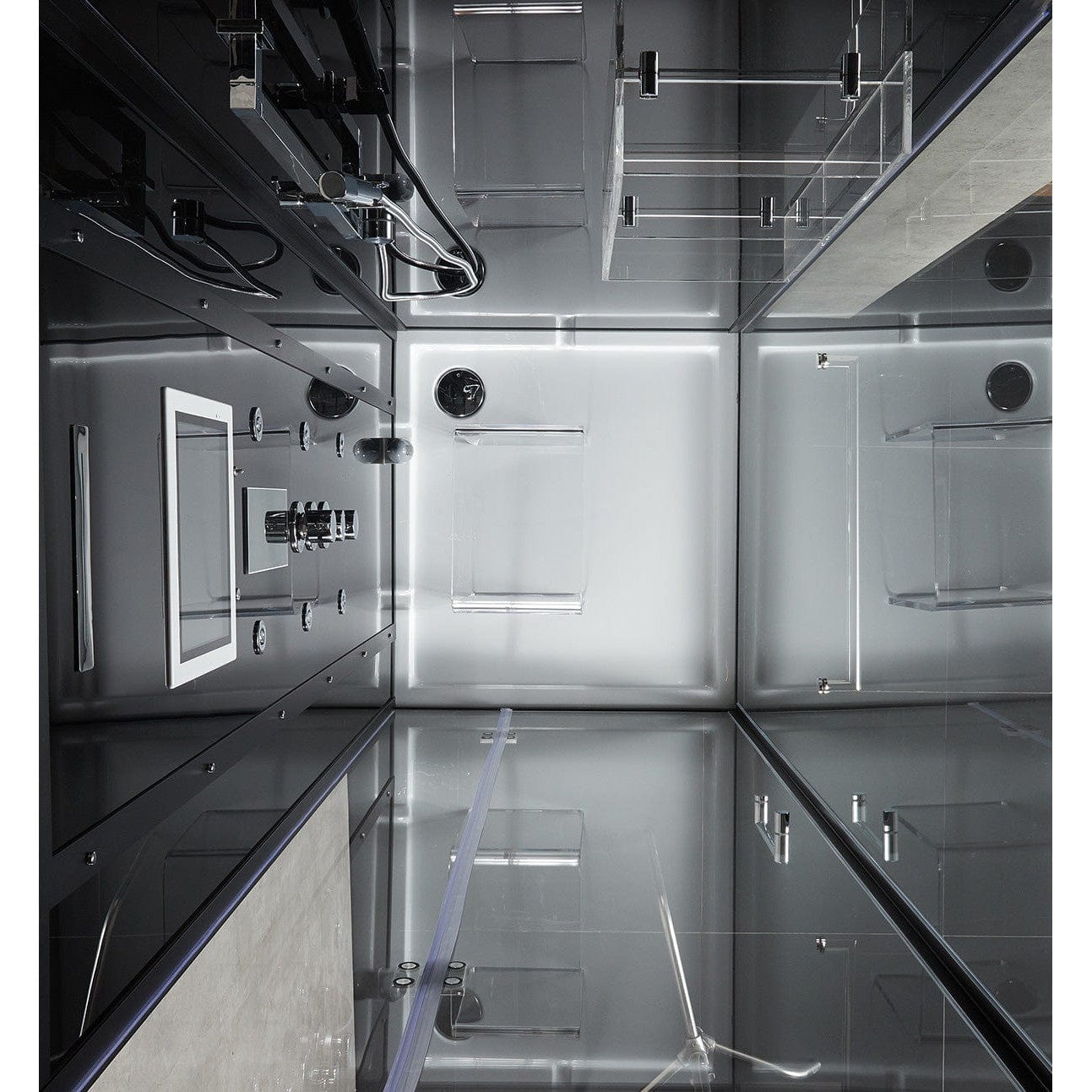 Maya Bath Steam Shower Maya Bath-Platinum Anzio Freestanding Steam Shower