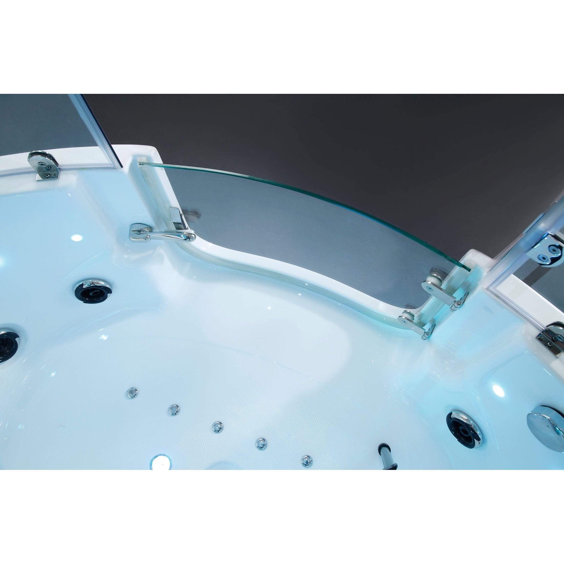 Maya Bath Steam Shower Maya Bath Platinum Comfort Walk-In Steam Shower