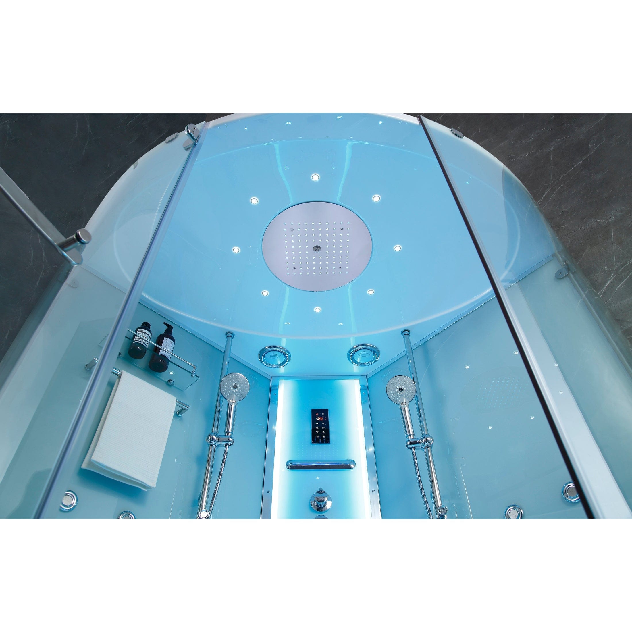 Maya Bath Steam Shower Maya Bath Platinum Comfort Walk-In Steam Shower