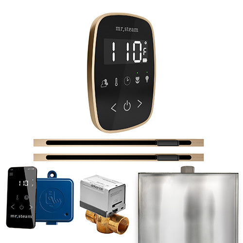 Mr. Steam Black Fascia / Brushed Bronze Mr.Steam ButlerFlex Max Linear Steam Shower Control Package
