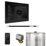 Mr. Steam Black Fascia / White Mr. Steam XButler Linear Control Package