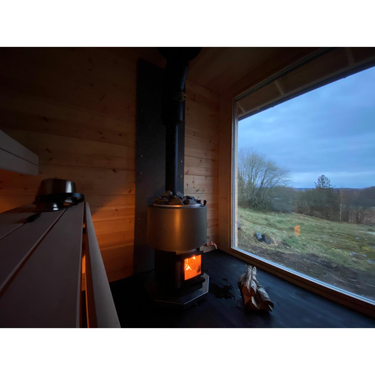 Narvi Sauna Heater Narvi Luosto VS 16 kW Wood-Burning Sauna Stove w/ Watertank