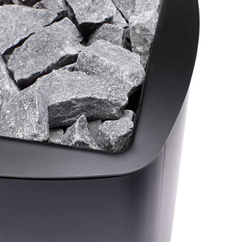 Narvi Sauna Heater Narvi NC 20 16 kW Black Wood-Burning Sauna Stove