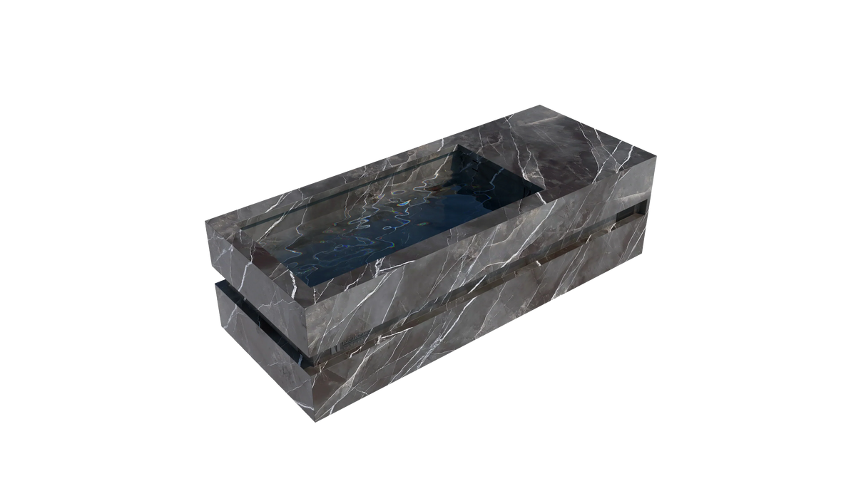 Nordic Vitality Calacatta Black LOKI Hot & Cold Tub