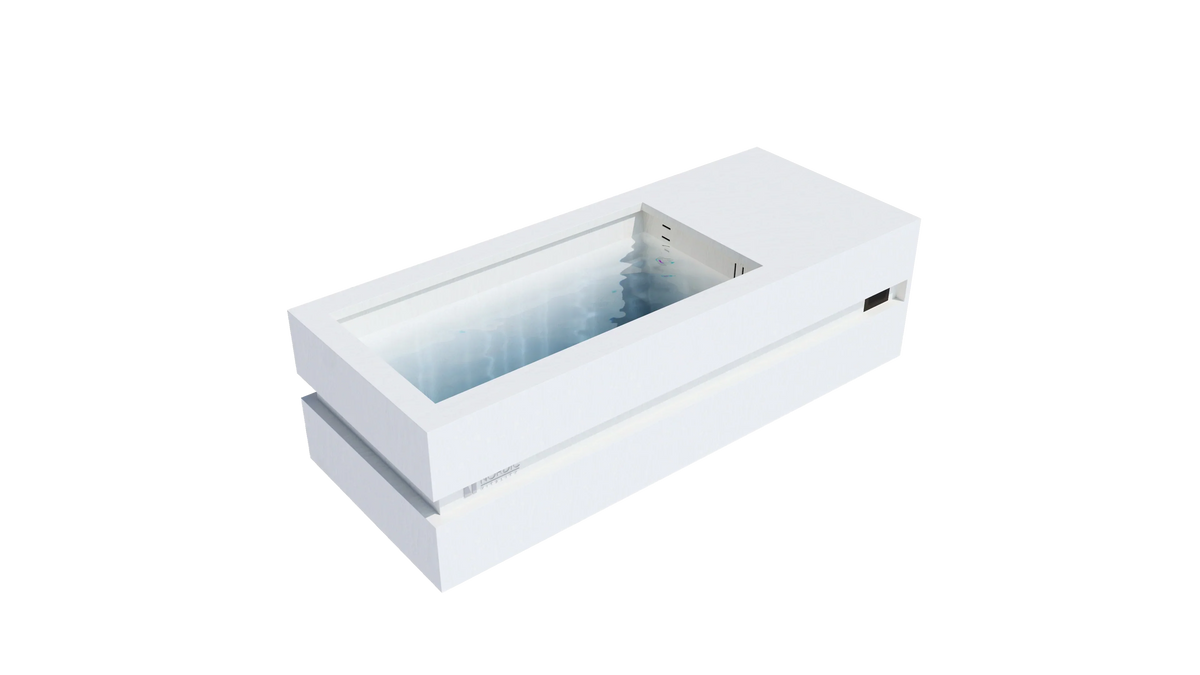 Nordic Vitality Invisible White LOKI Hot & Cold Tub