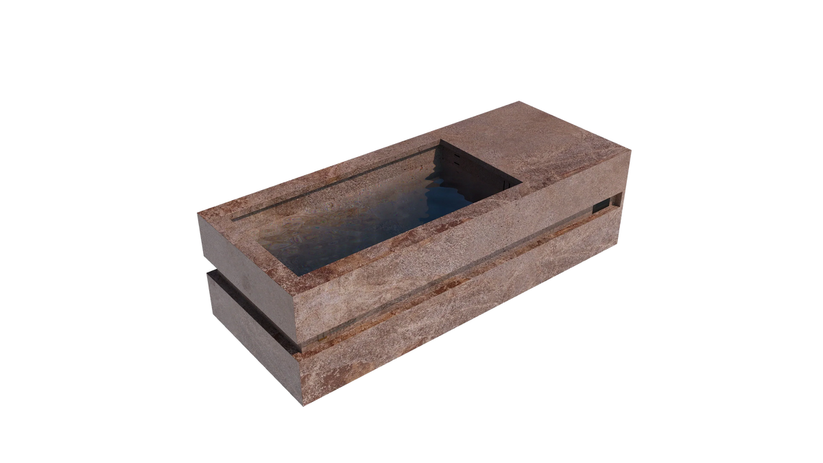 Nordic Vitality Porfido Marrone LOKI Hot & Cold Tub