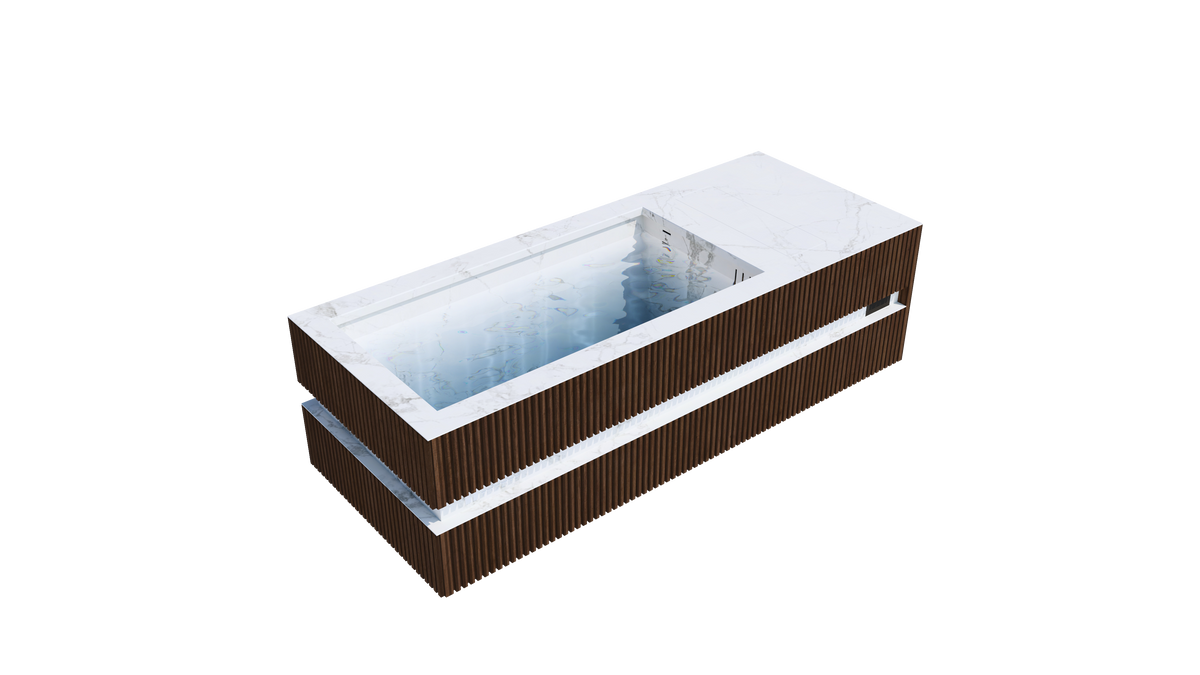 Nordic Vitality Thermo Ash-Invisible White LOKI Hot & Cold Tub