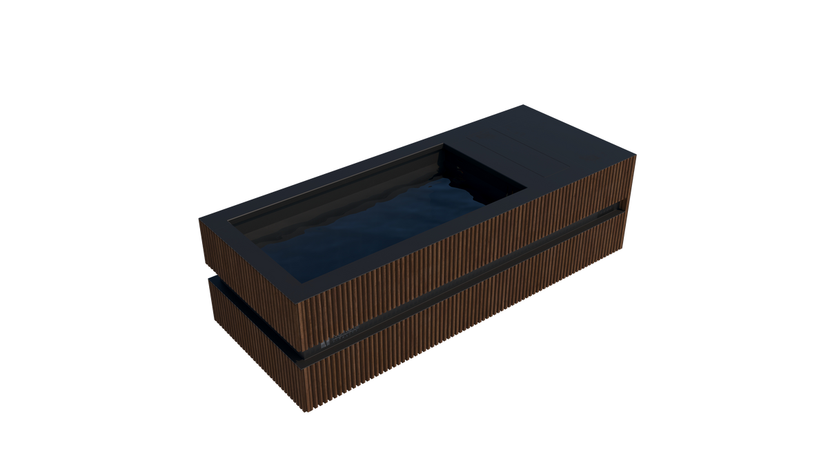 Nordic Vitality Thermo Ash-Nero Assoluto LOKI Hot & Cold Tub