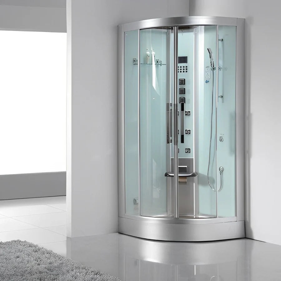 Platinum DZ963F8 1-Person Walk-In Steam Shower