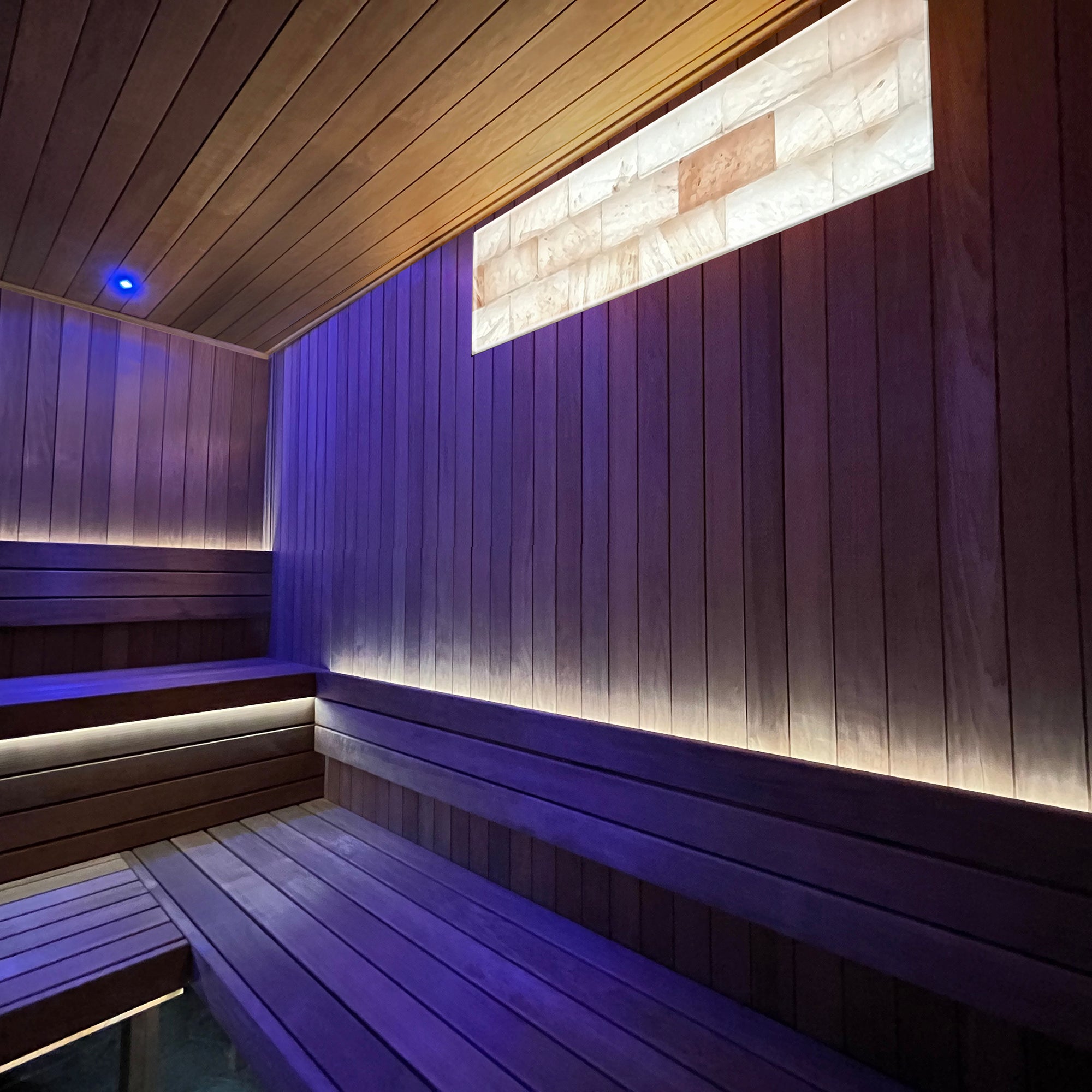 Premium Saunas 12" x 48" (three rows) Prosaunas Universal Himalayan Salt Light Kit
