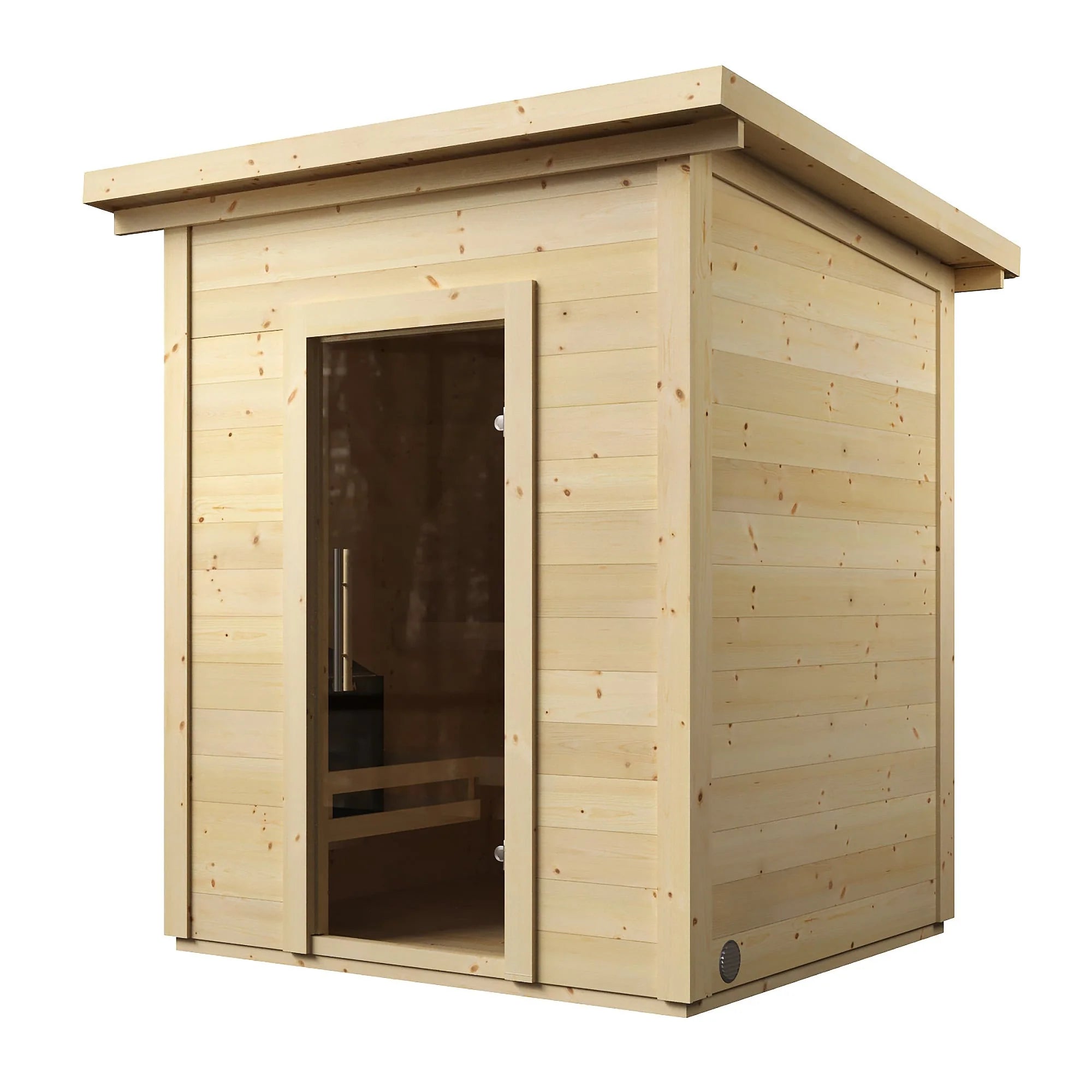 SaunaLife Model G2 4 Person Garden Series Outdoor Home Sauna Kit