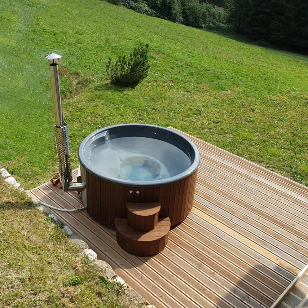 SaunaLife Model S4 Wood-Fired Hot Tub