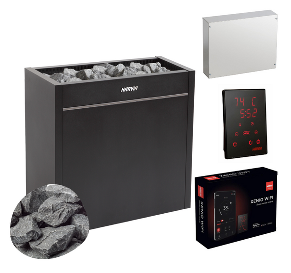 Harvia Virta Pro HL200E Electric Sauna Heater Package