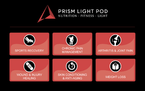 Prism Red light therapy Prism Light Pod Full-Body Red Light Therapy Bed