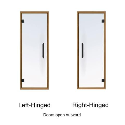 ProSaunas ProSaunas Clear Glass Sauna Door 24x73 Aspen