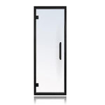ProSaunas ProSaunas Clear Glass Sauna Door 24x73 Black Alder