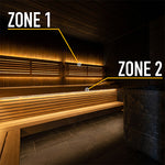 ProSaunas ProSaunas Dual-Zone Linear White LED Neon Light Kit