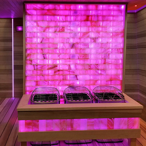 ProSaunas PROSAUNAS Himalayan Salt Wall Customizable Himalayan Salt Sauna Wall Kit