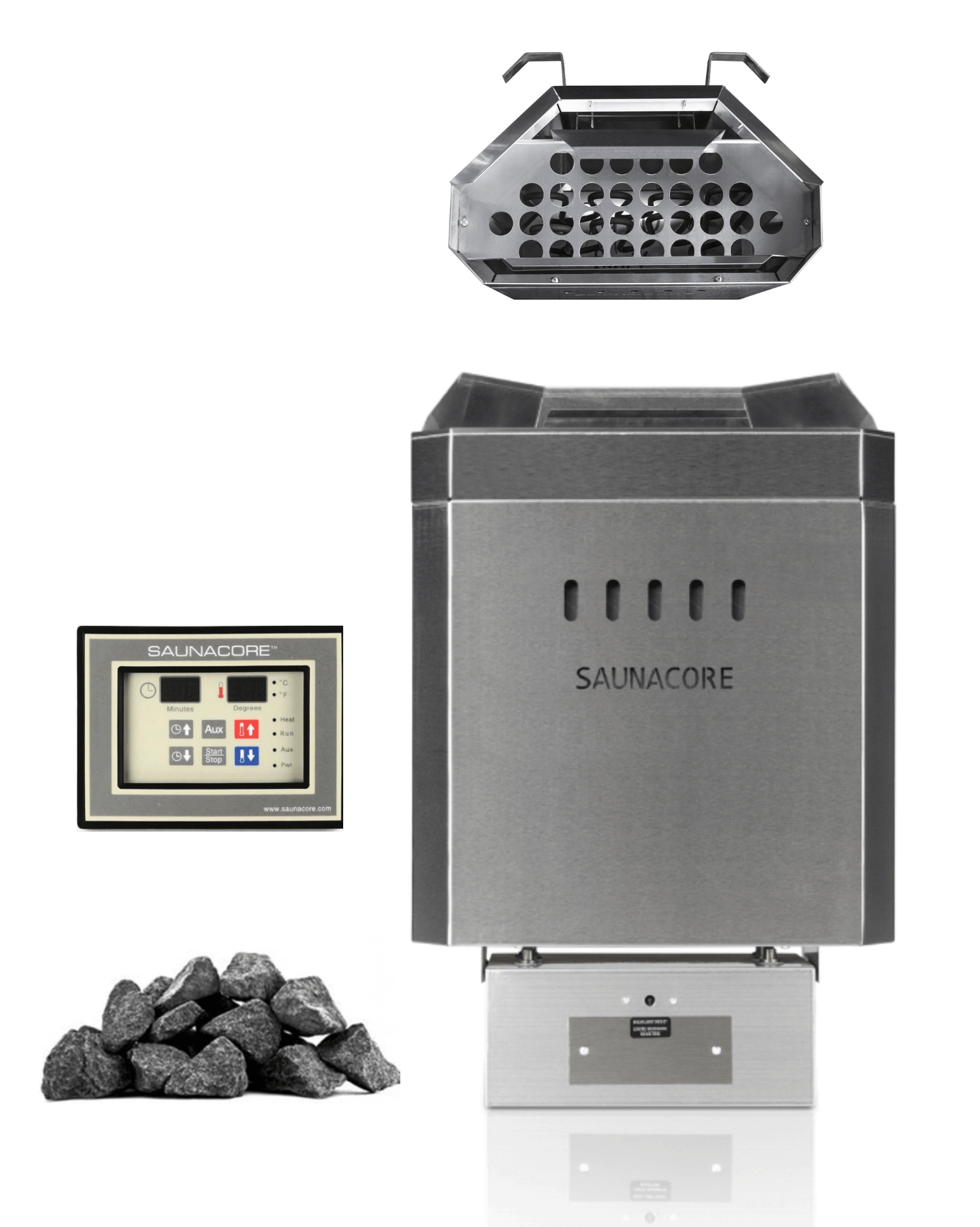 Saunacore Sauna Heater Saunacore Special Edition Residential Heater Stove KW3BSE or KW3SE