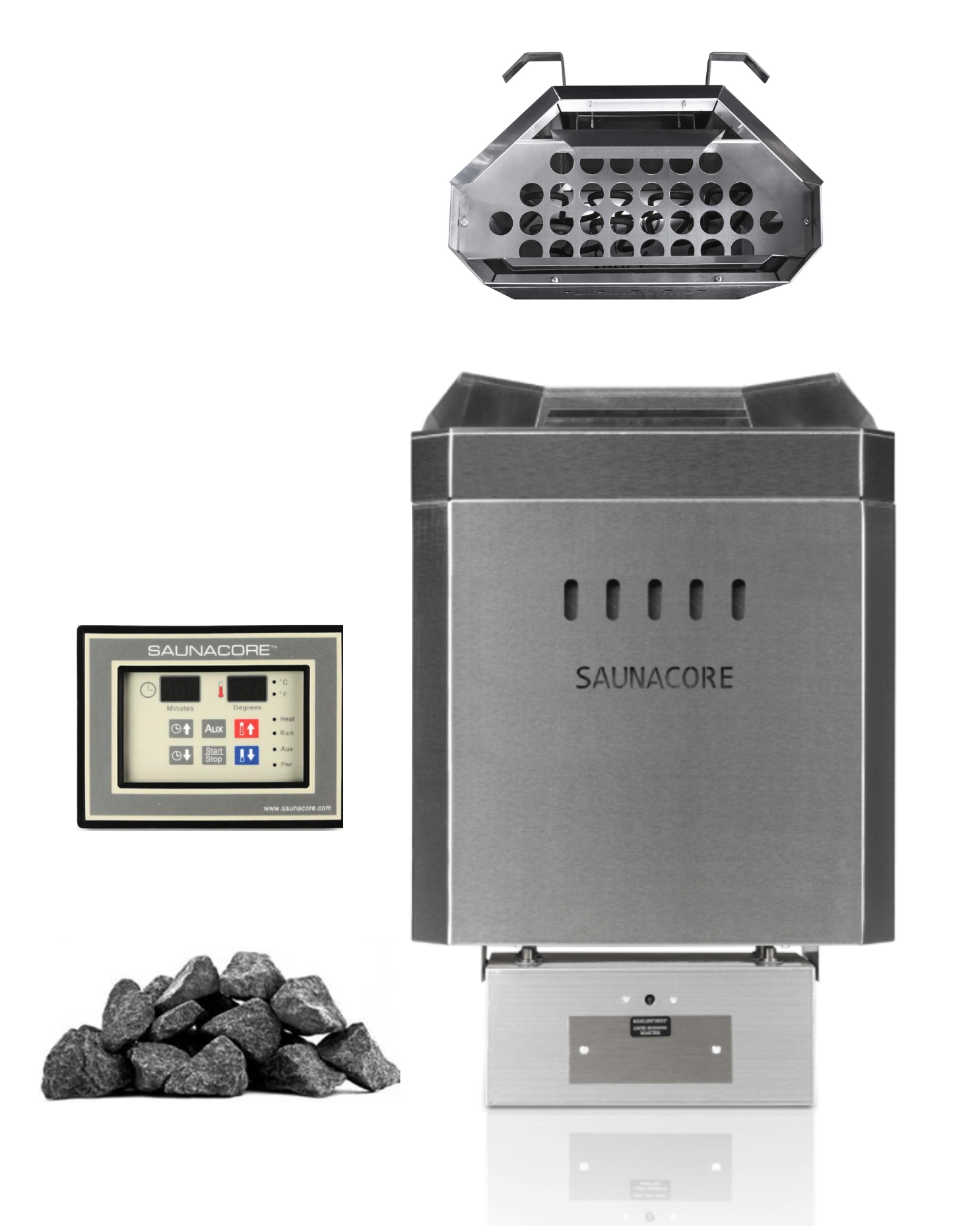 Saunacore Sauna Heater Saunacore Special Edition Residential Heater Stove KW5BSE or KW5SE