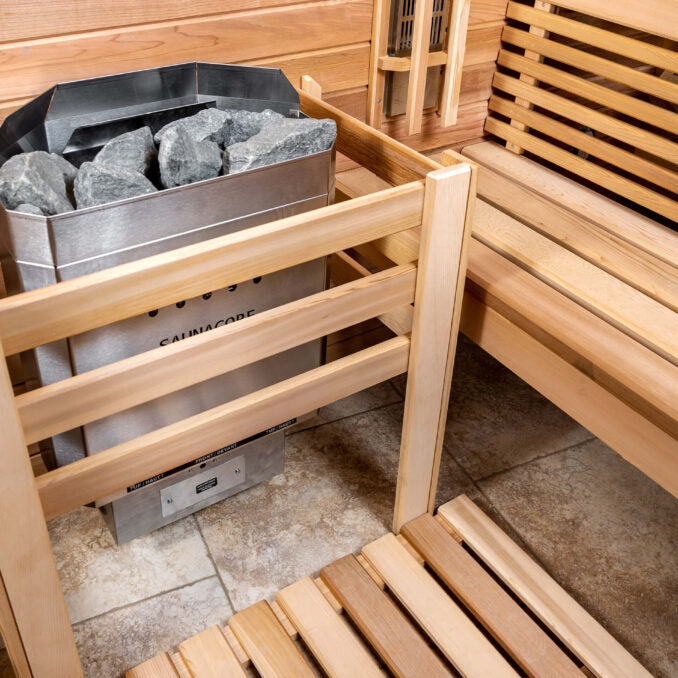 Saunacore Sauna SaunaCore Infrared Infra-core Premium Dual Sauna