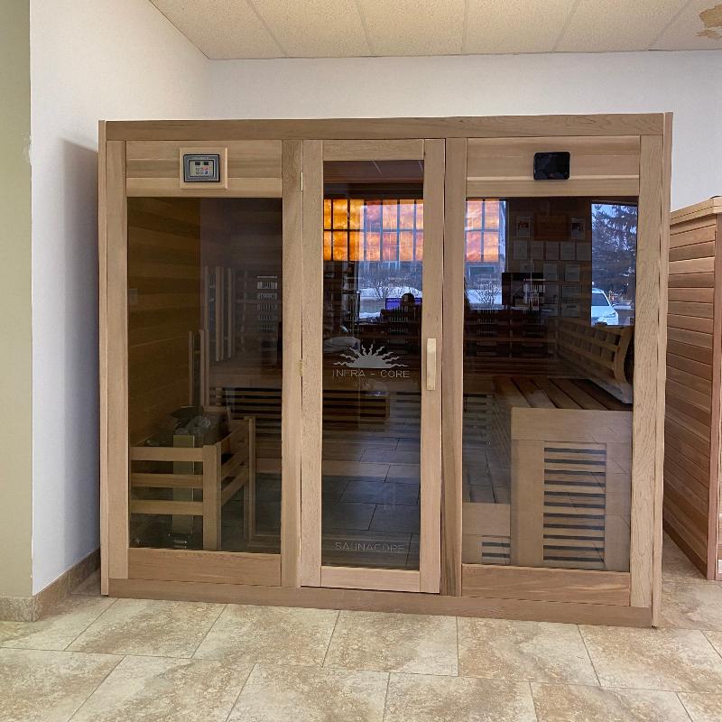 Saunacore Sauna SaunaCore Infrared Infra-core Premium Dual Sauna