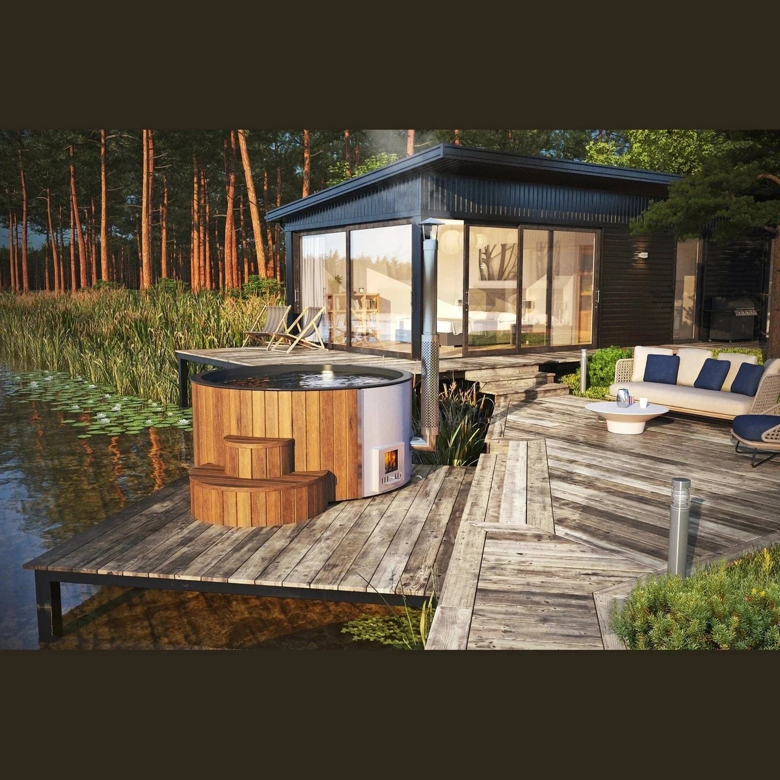 SaunaLife Model S4 Hot Tub - Thumbnail 2