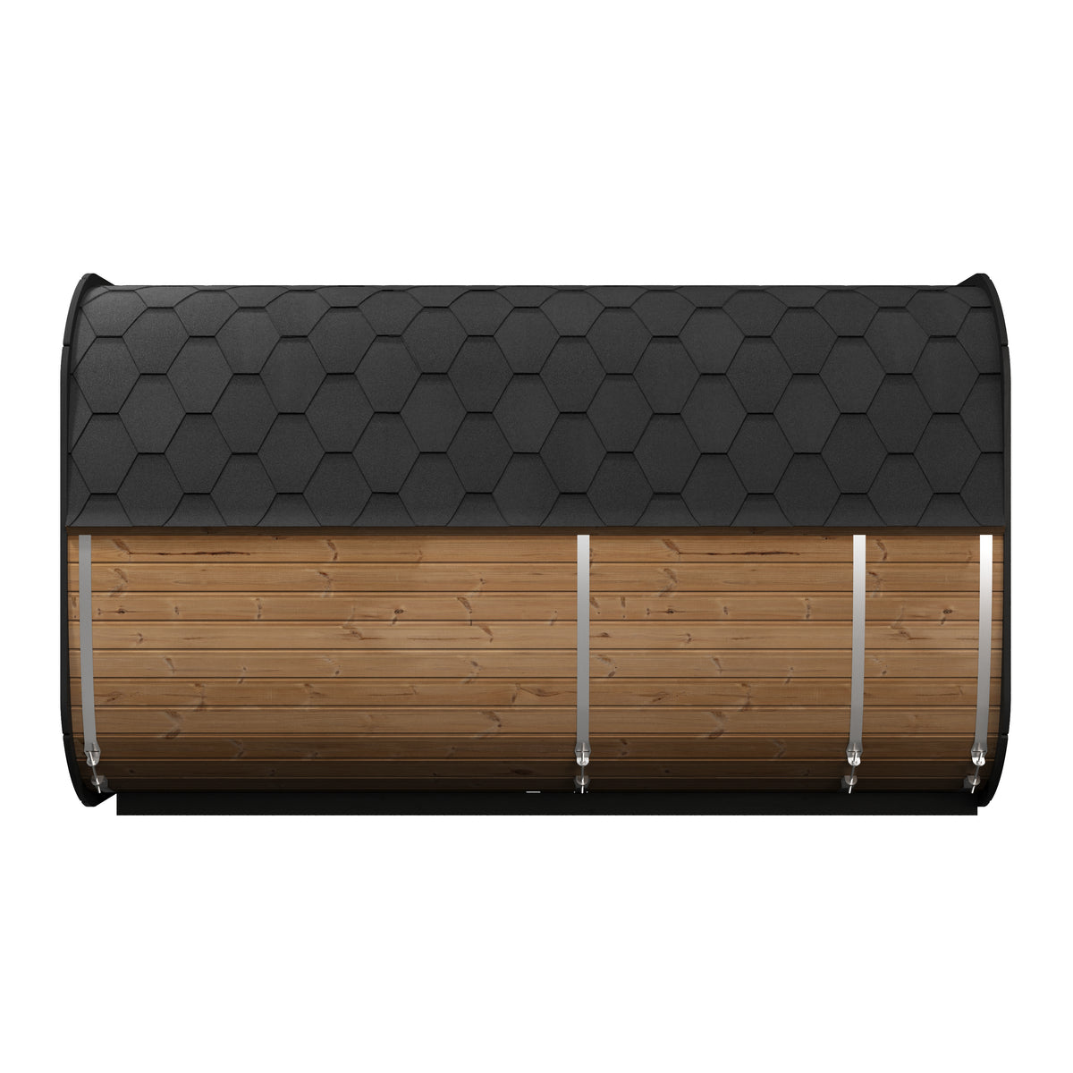 SaunaLife Sauna SaunaLife Model CL12GCP 8 Person Cube Series Luxury Outdoor Sauna Kit with Changeroom