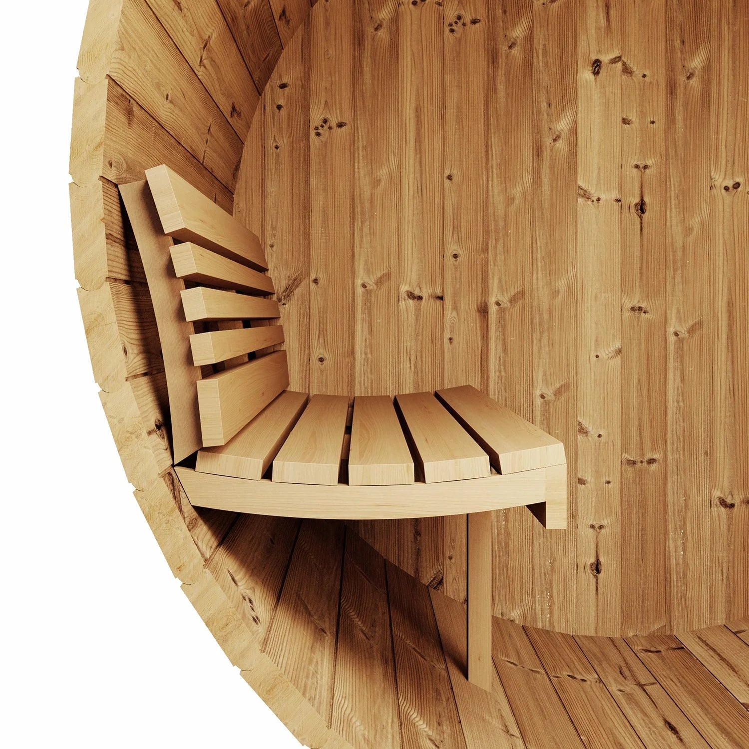 SaunaLife Sauna SaunaLife Model E6 3 Person Barrel Sauna