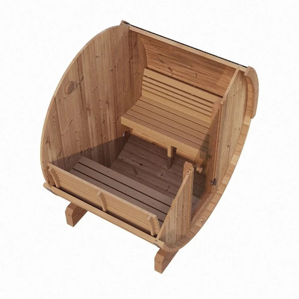 SaunaLife Sauna SaunaLife Model E6 3 Person Barrel Sauna