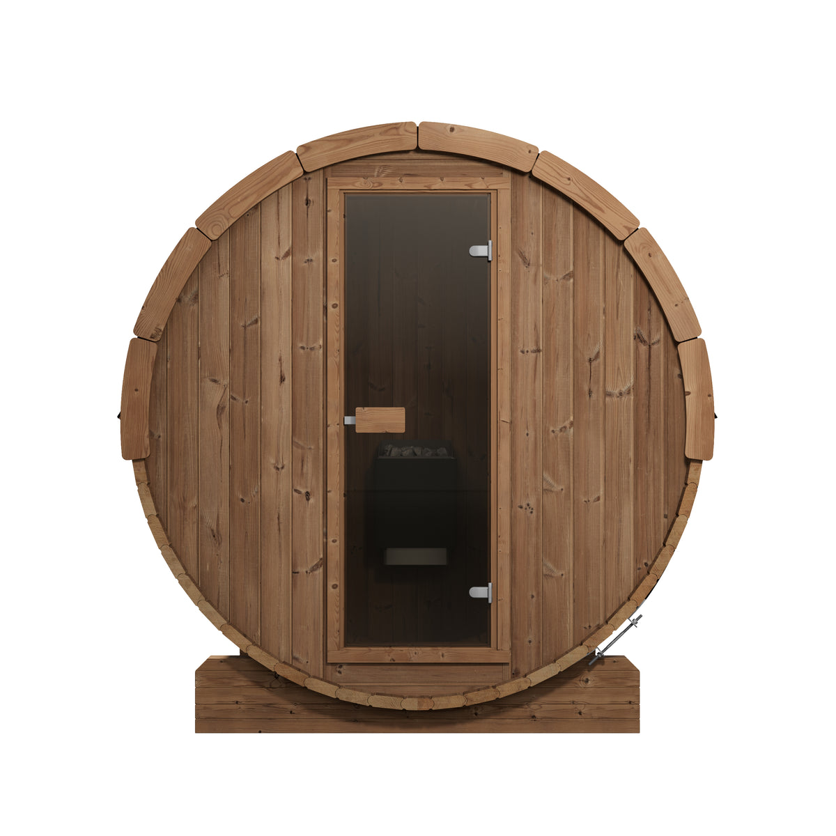 SaunaLife Sauna SaunaLife Model E6 3 Person Barrel Sauna