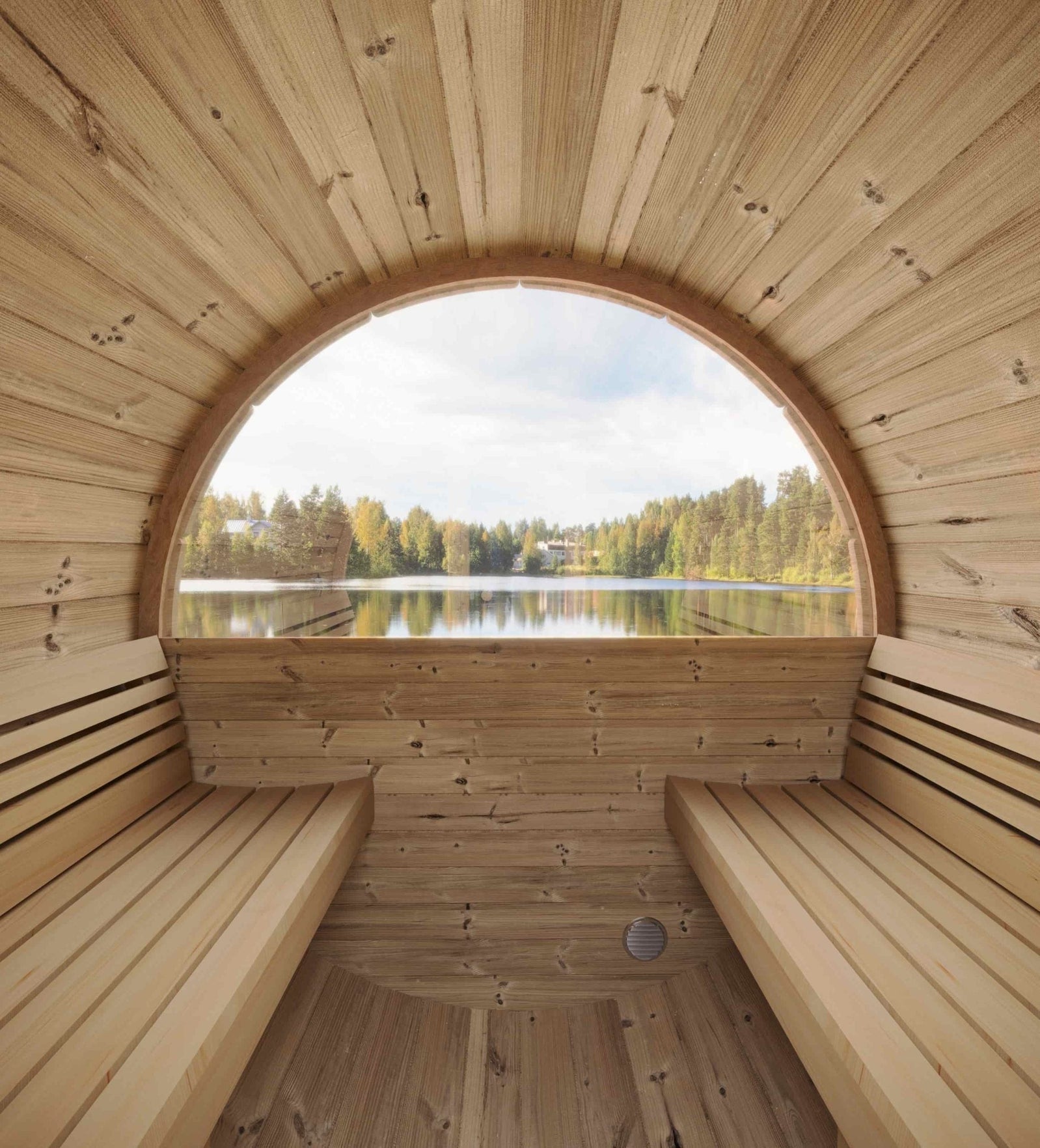SaunaLife Sauna SaunaLife Model E6W 3 Person Sauna Barrel-Window