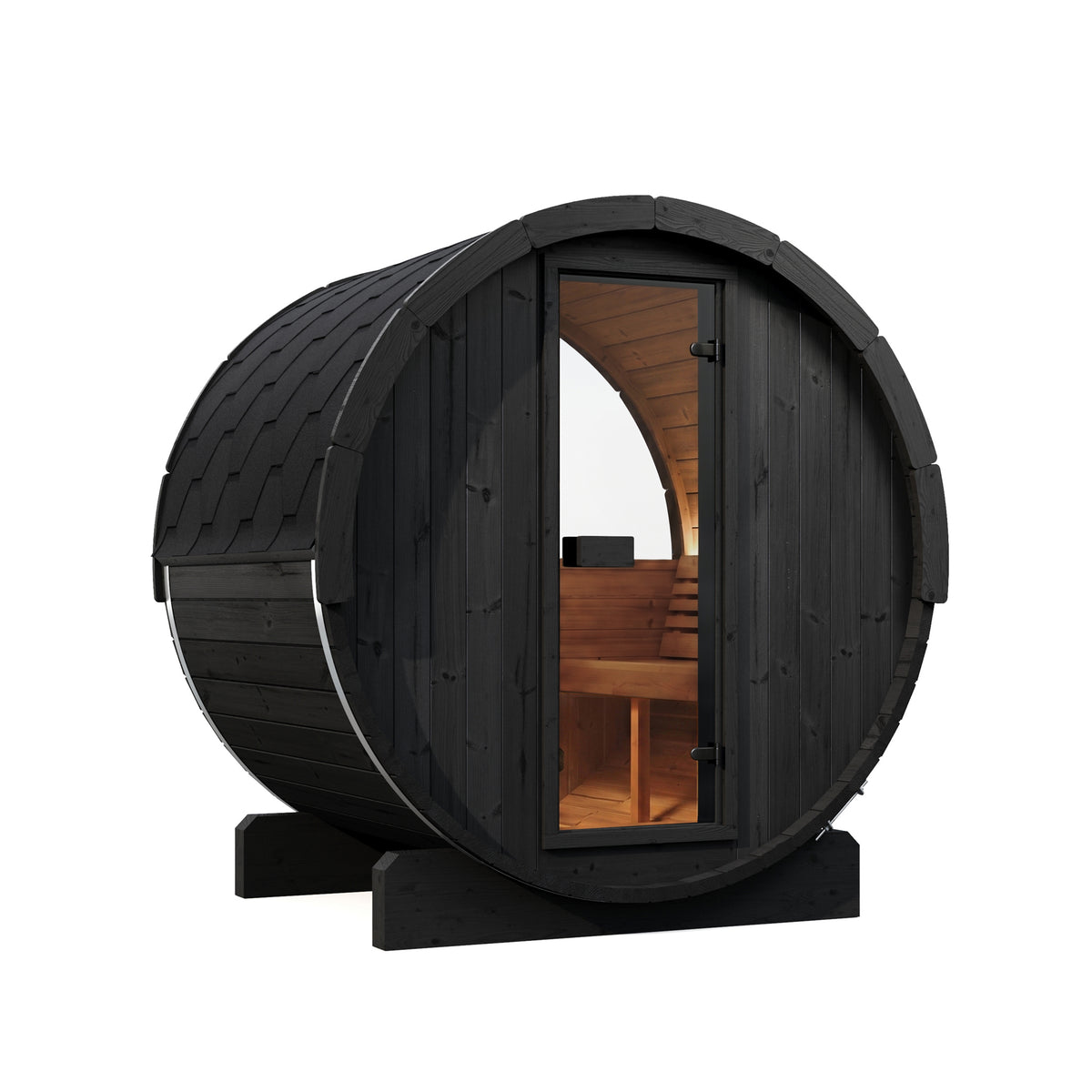 SaunaLife Sauna SaunaLife Model E6W 3 Person Sauna Barrel-Window