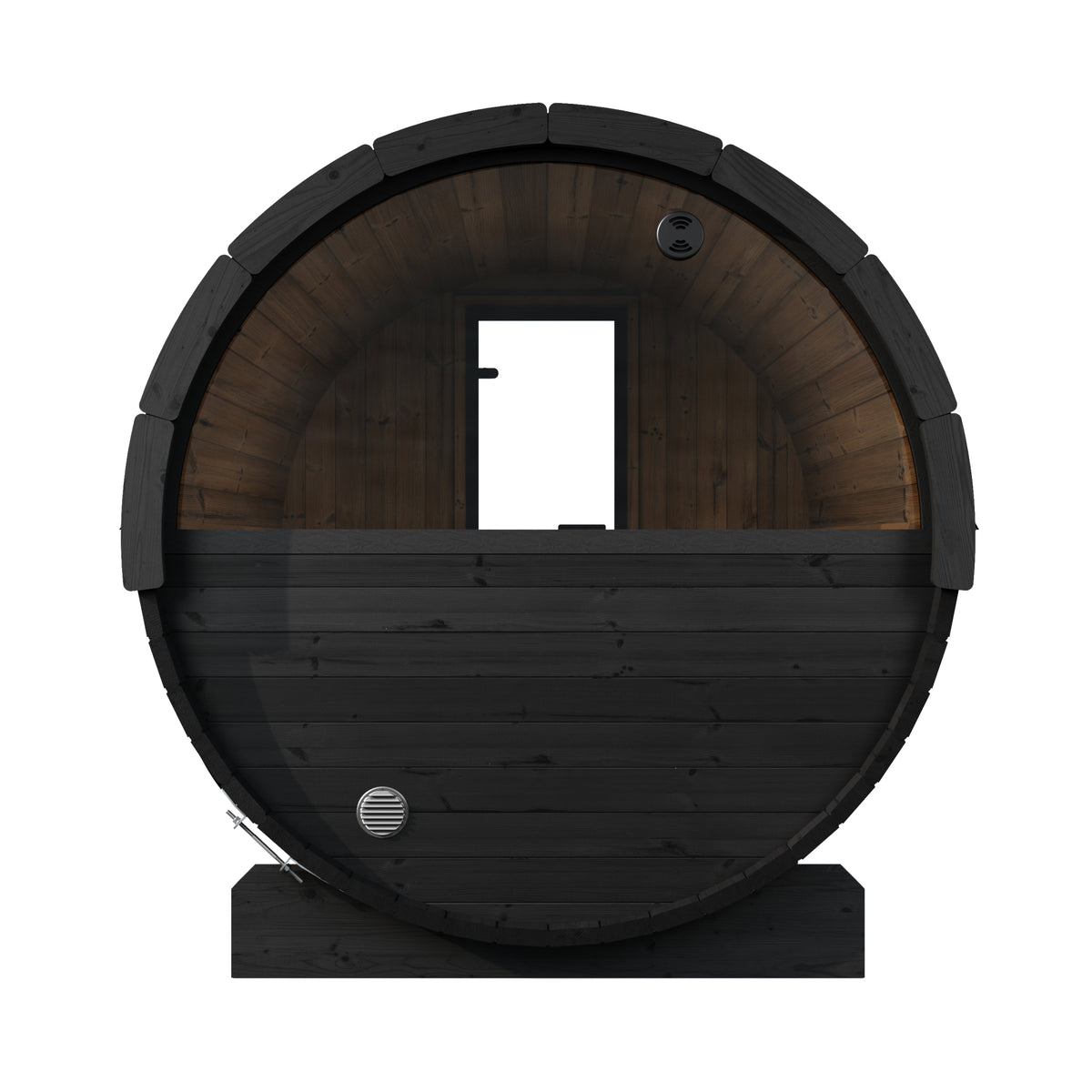 SaunaLife Sauna SaunaLife Model E6W 3 Person Sauna Barrel-Window
