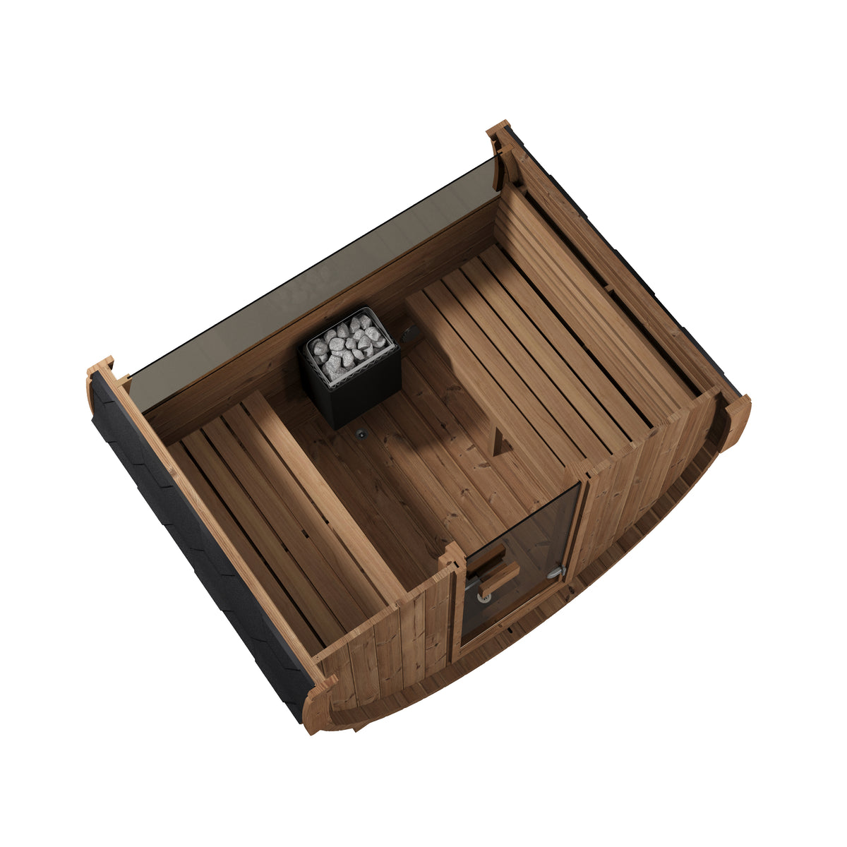 SaunaLife Sauna SaunaLife Model E6W 3 Person Sauna Barrel-Window