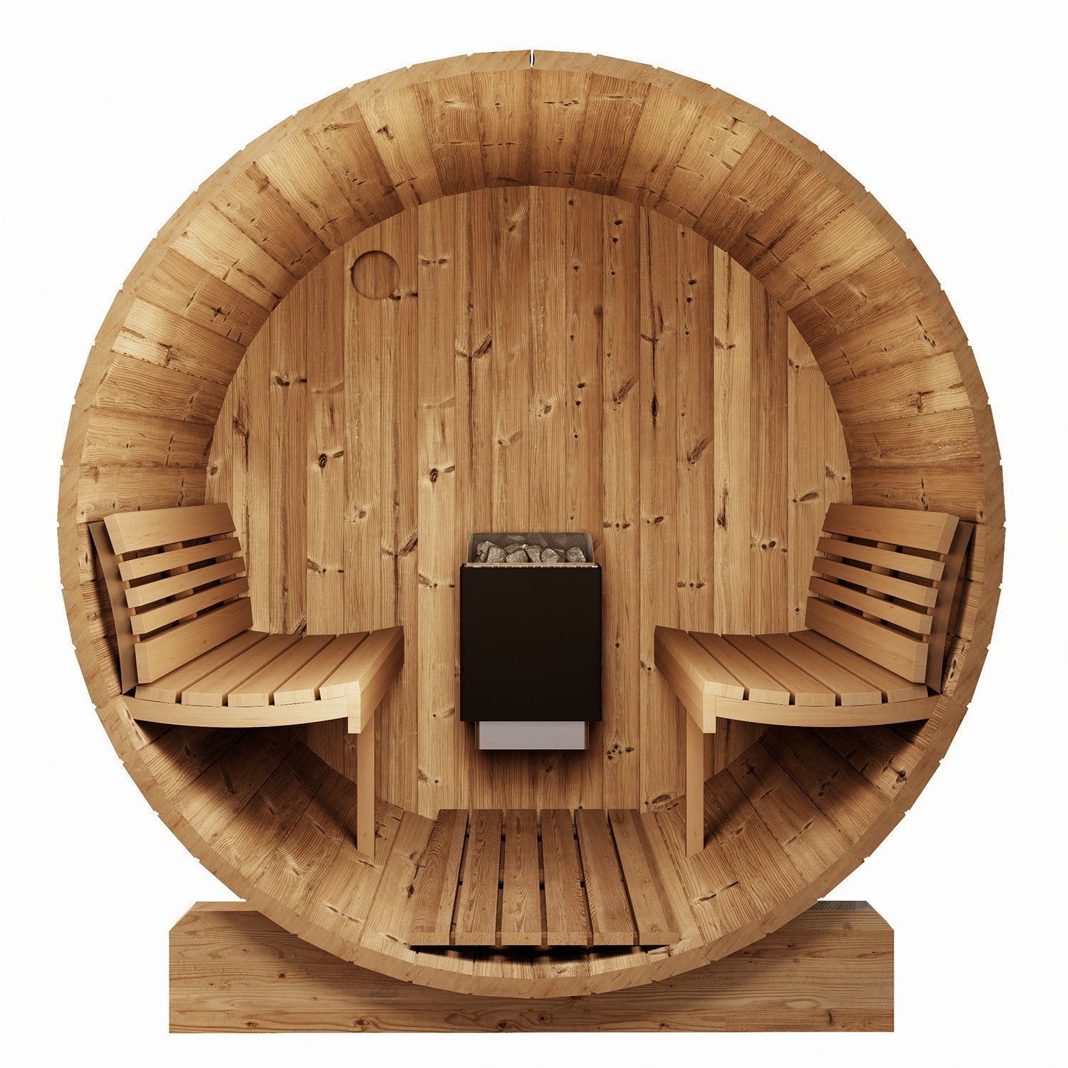SaunaLife Sauna SaunaLife Model E7 4 Person Barrel Sauna