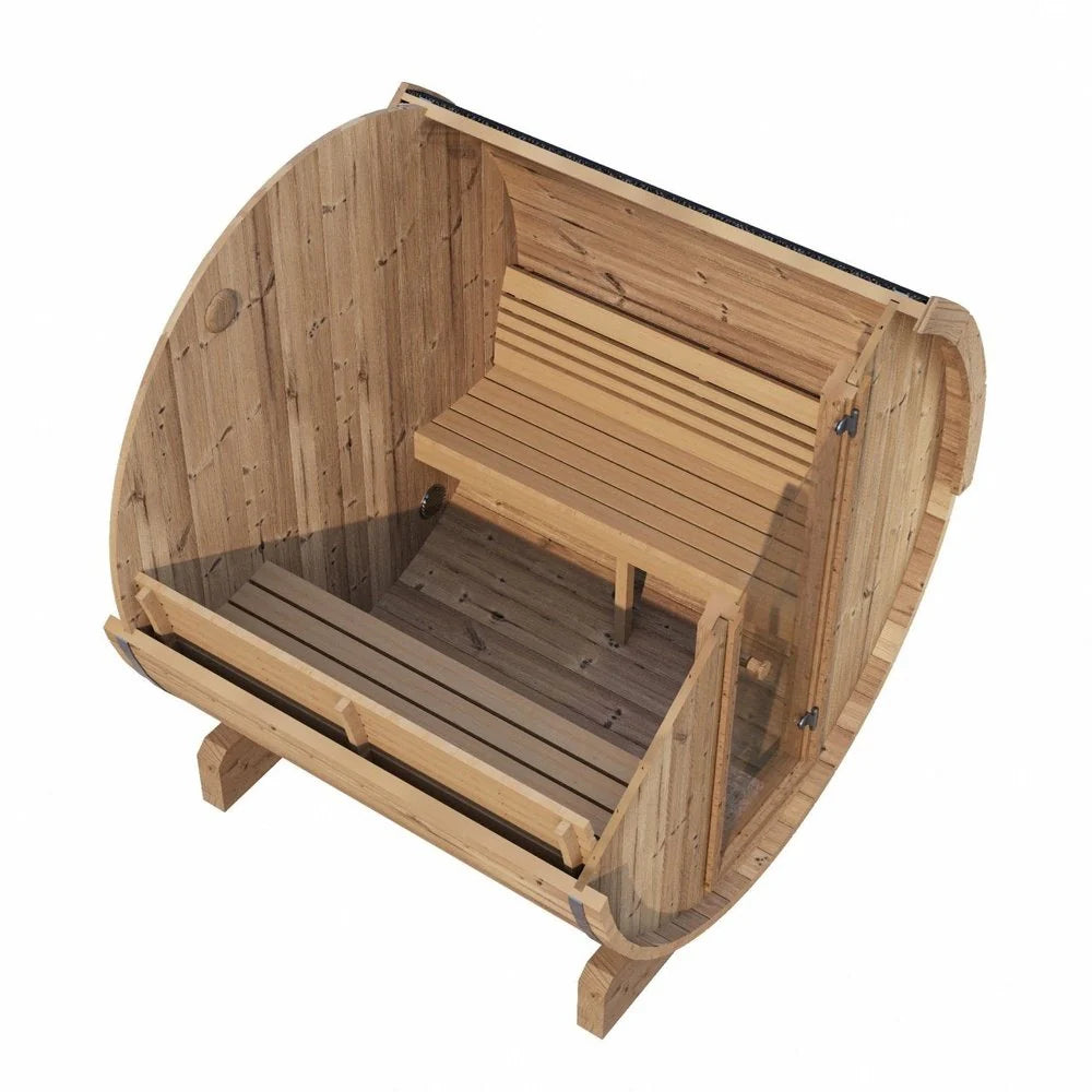 SaunaLife Sauna SaunaLife Model E7 4 Person Barrel Sauna