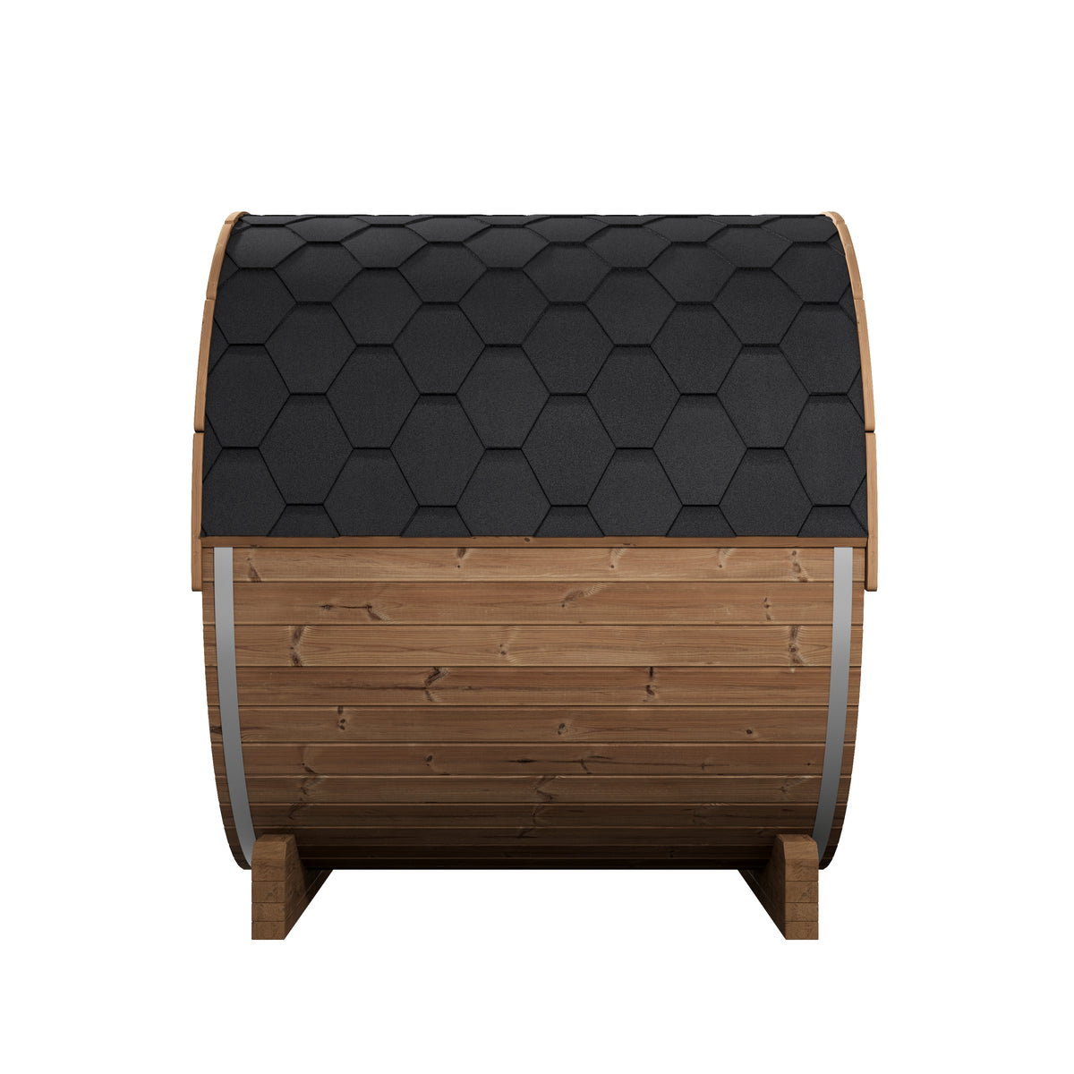 SaunaLife Sauna SaunaLife Model E7G 4 Person Barrel Sauna w/ Glass Front