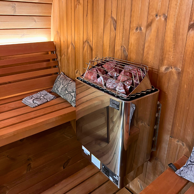 SaunaLife Sauna SaunaLife Model E7W 4 Person Sauna Barrel-Window