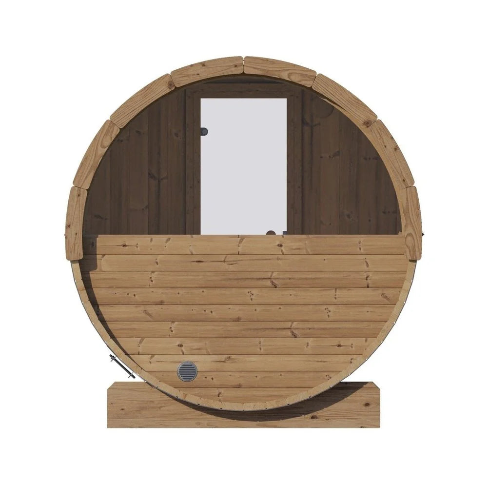 SaunaLife Sauna SaunaLife Model E7W 4 Person Sauna Barrel-Window